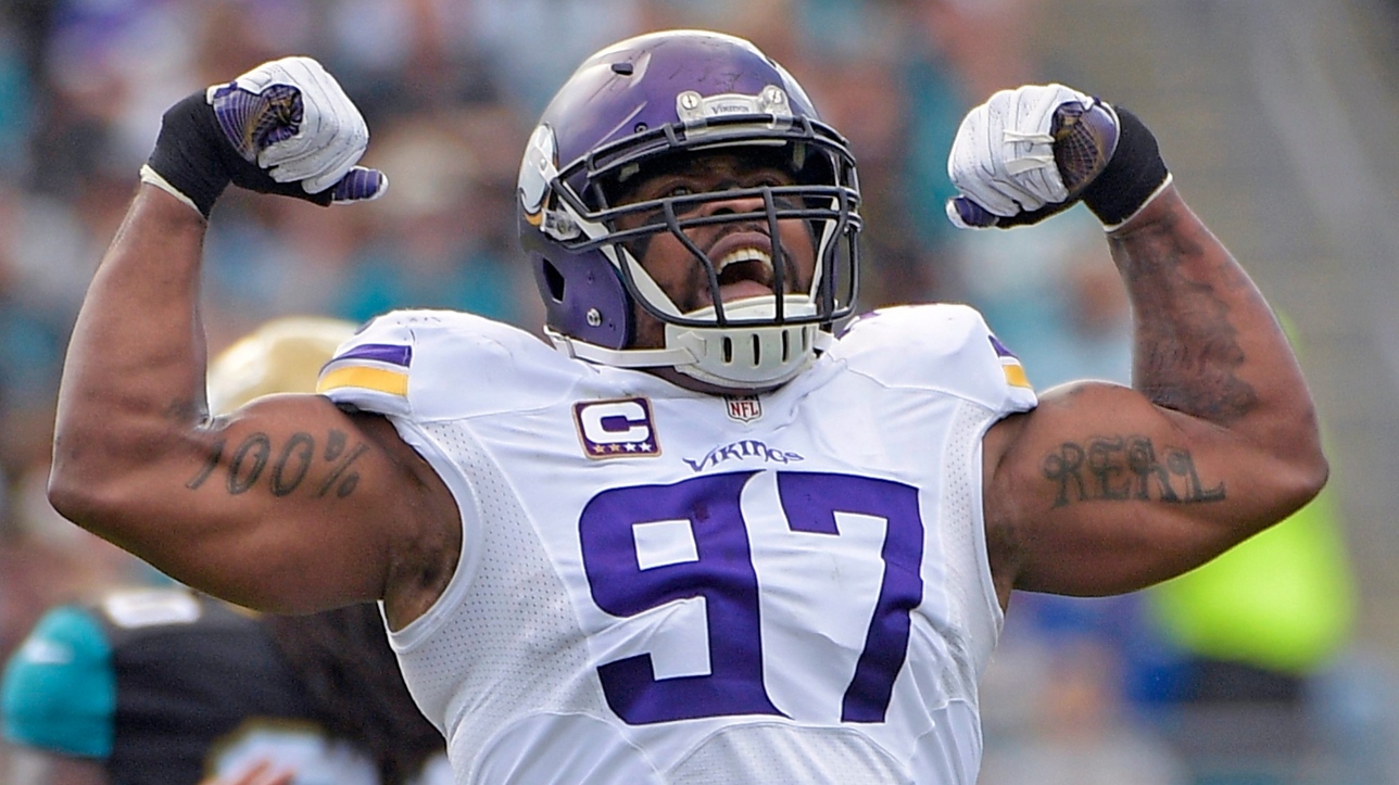 Nfl Le Joueur De Ligne D Fensive Des Vikings Everson Griffen A Lanc