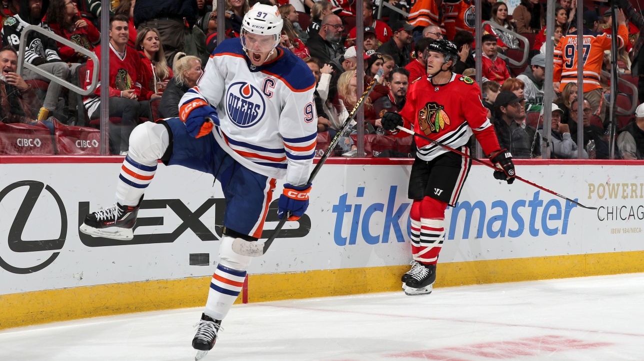 LNH : Connor McDavid S'offre Un Tour Du Chapeau à Chicago; Leon ...