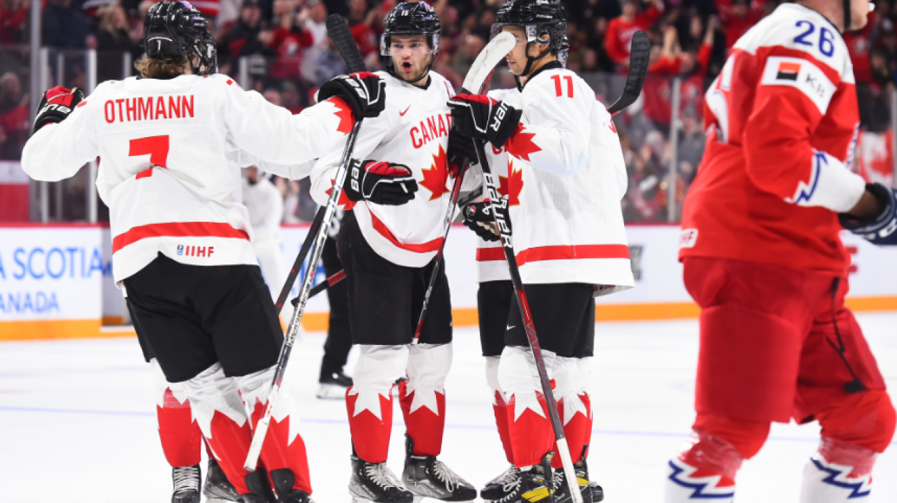 Championnat du monde de hockey junior le Canada affronte la Tchéquie