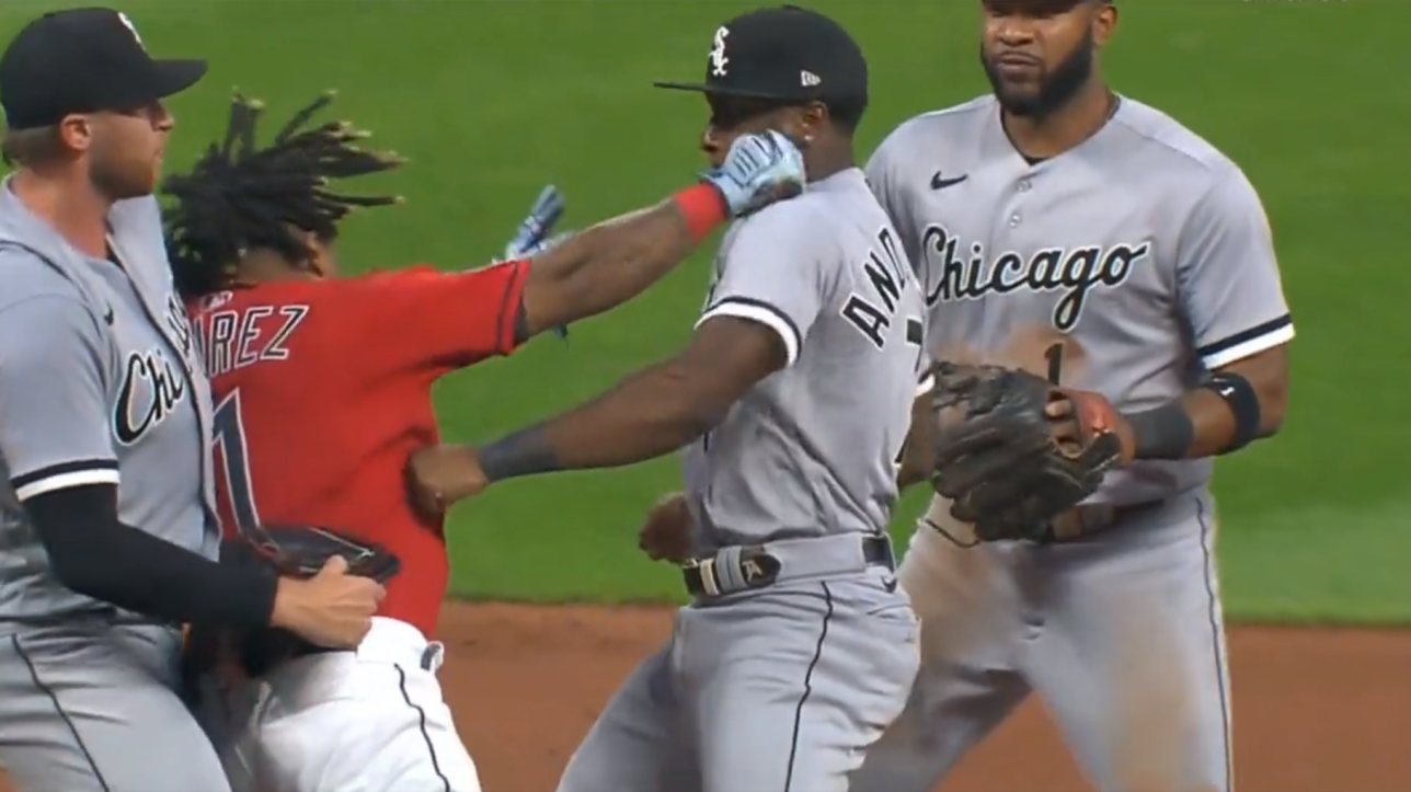 Intense Altercation Between Jose Ramirez And Tim Anderson During Cleveland Guardians Vs Chicago 3769