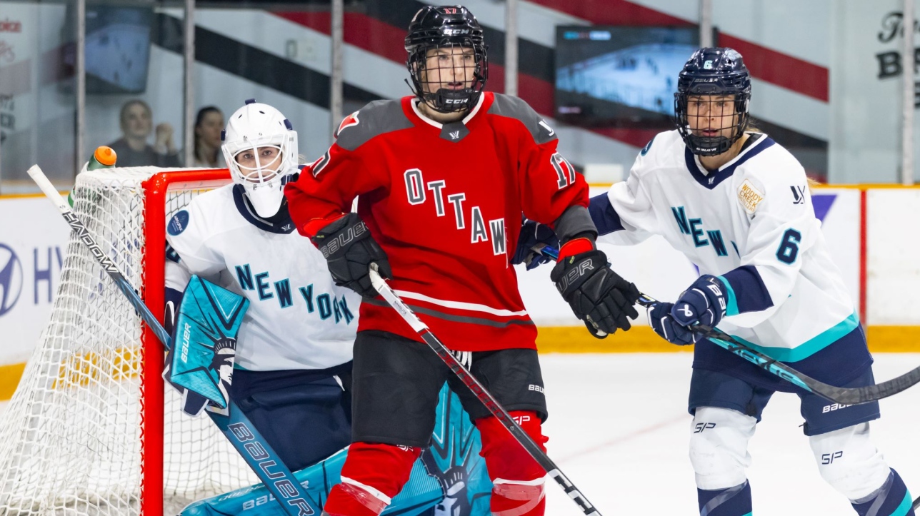 Gabbie Hughes Scores Winning Goal in Ottawa’s 4-2 Victory over New York in Professional Women’s Hockey Match