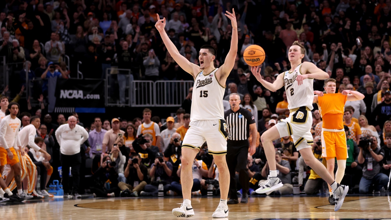 March Madness : Zach Edey Envoie Purdue Au Final Four Pour La Première ...