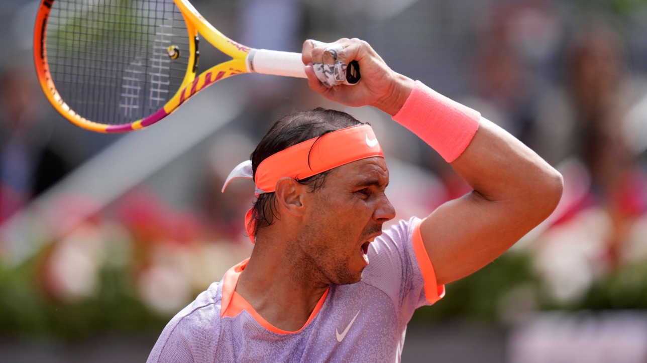 Rafael Nadal Battles Through Tough Match at Madrid Open, Advances to