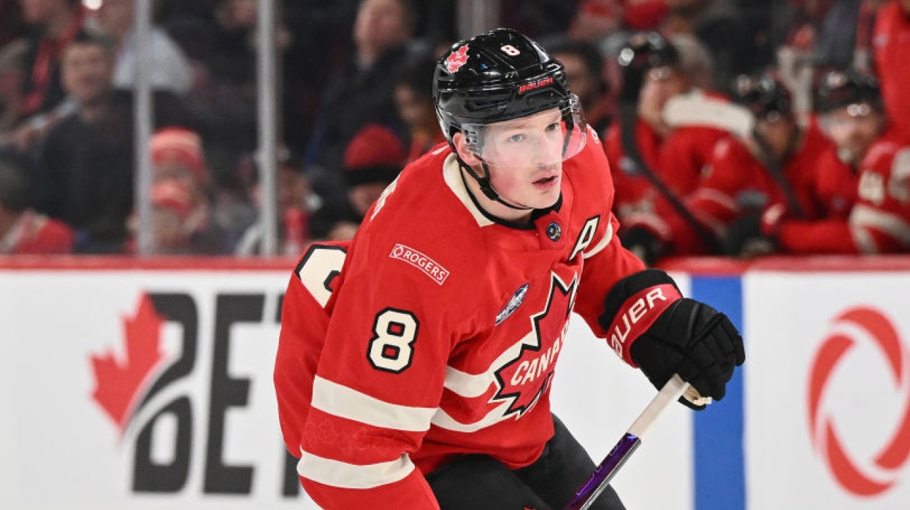 Confrontation des 4 nations Cale Makar à l'entraînement optionnel