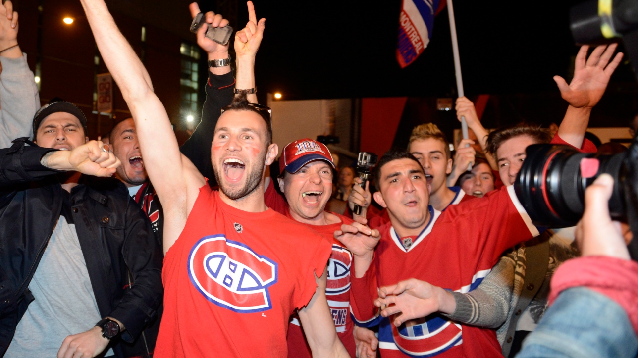 LNH : Les Partisans Ont Envahi Le Centre-ville Pour Célébrer La ...