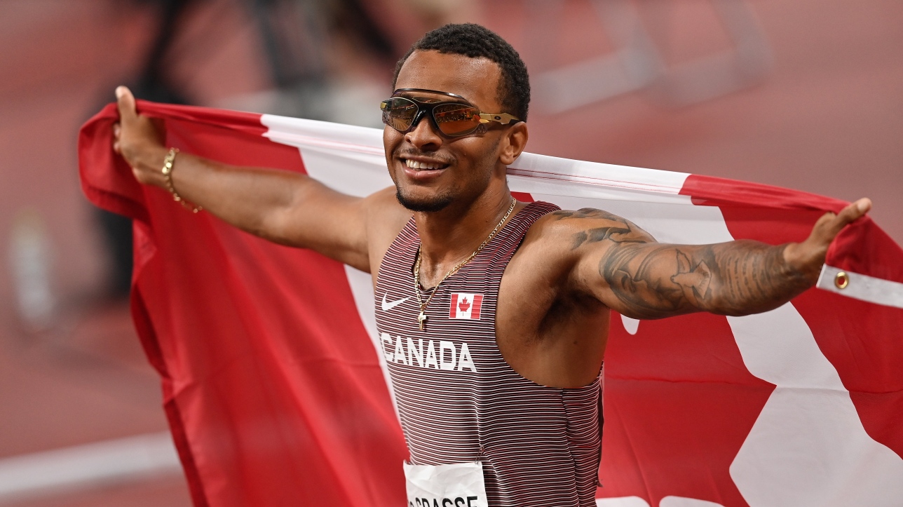 Jeux olympiques - athlétisme : Andre De Grasse remporte le ...