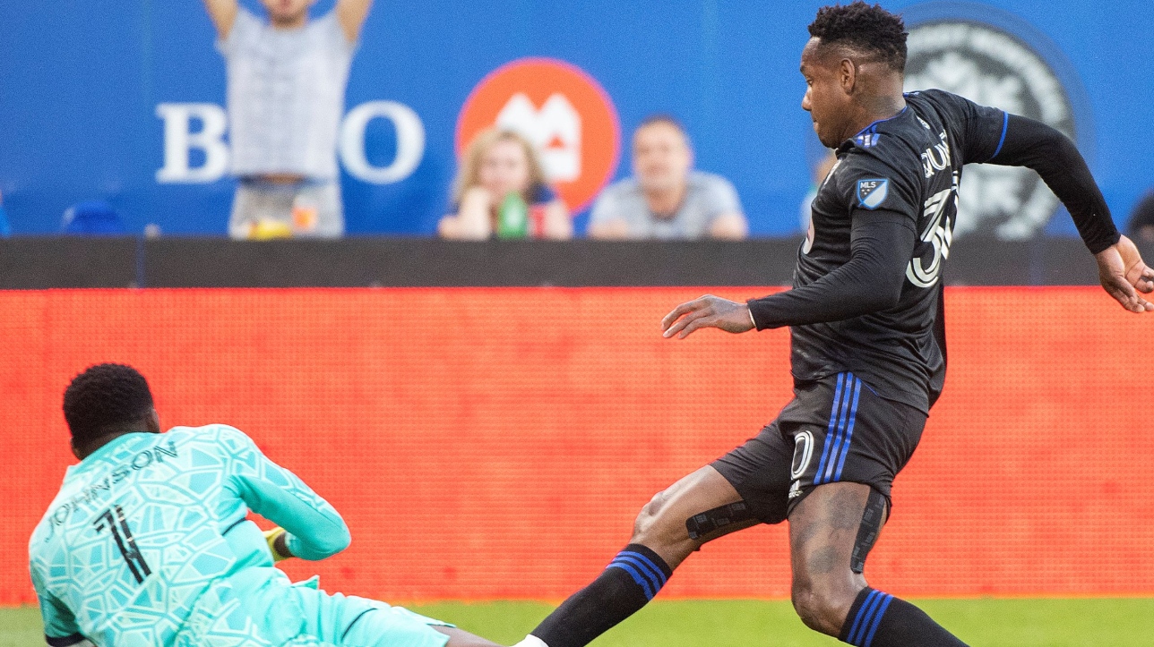 MLS: clash between New York City FC and CF Montreal, at Stade Saputo