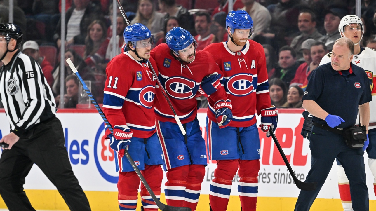 Canadiens Une soirée douloureuse pour Alex Newhook RDS.ca