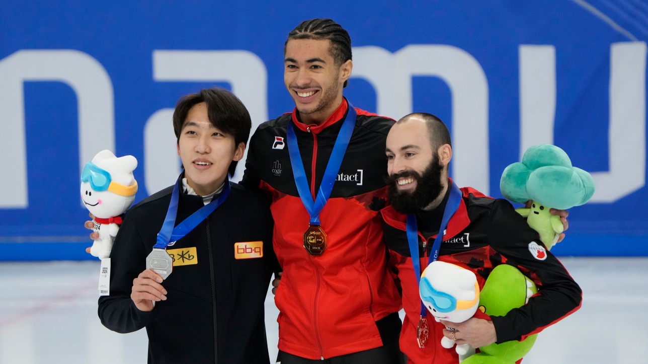 Patinage De Vitesse : William Dandjinou Remporte Le 1500 M | RDS.ca