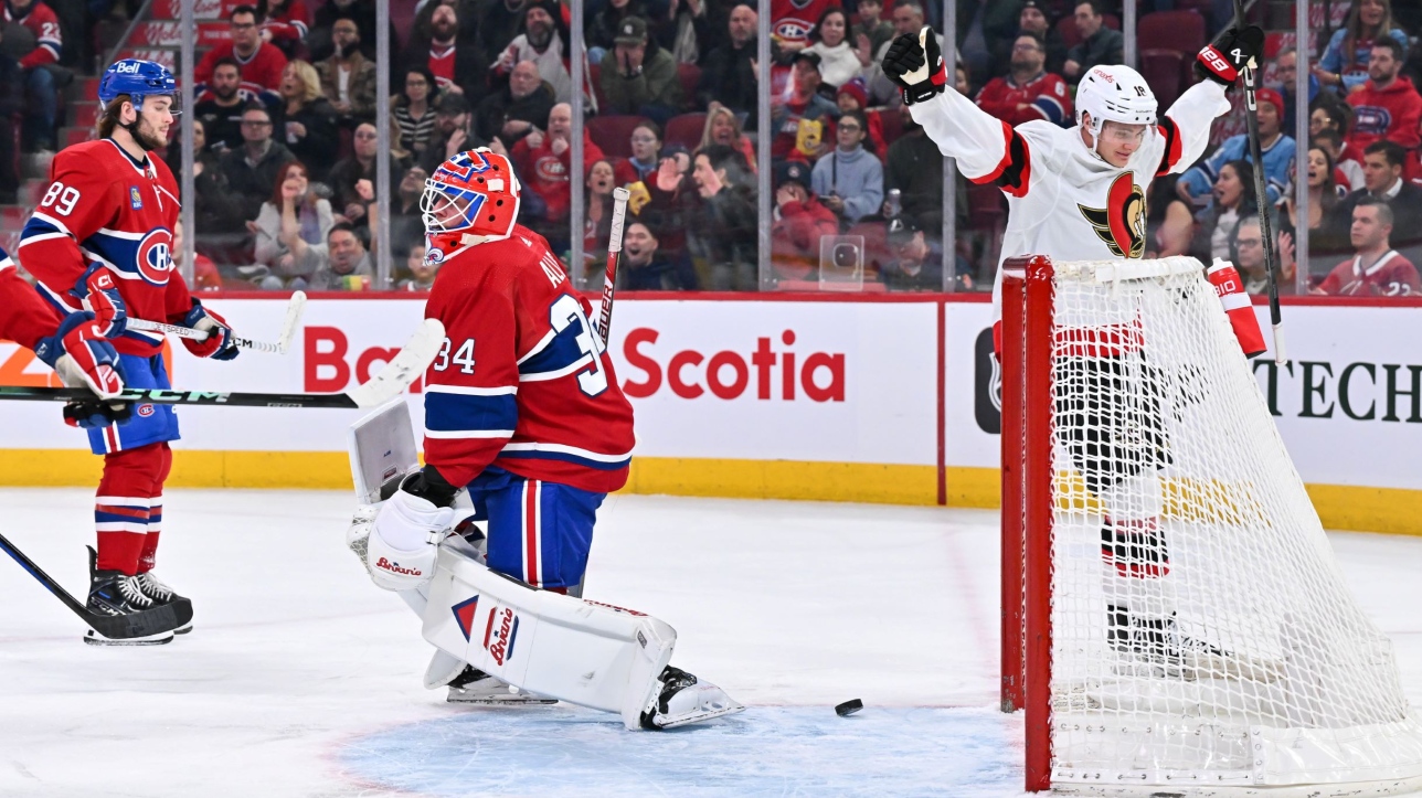 LNH : Les Canadiens De Montréal S'inclinent 4-1 Devant Les Sénateurs D ...