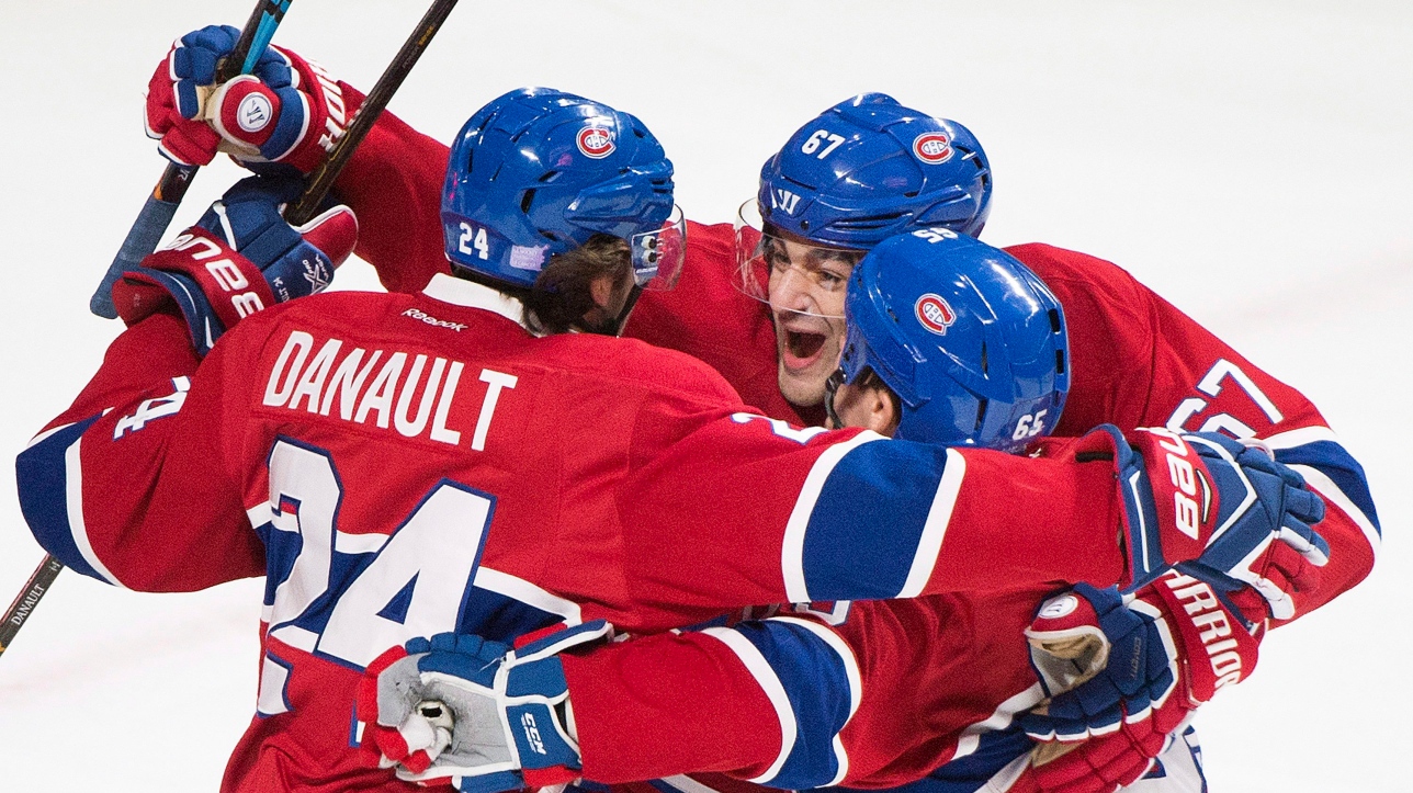 LNH : Victoire écrasante Et Soirée De Records Pour Le Canadien Face Aux ...