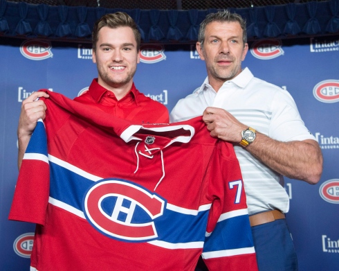 Jonathan Drouin et Marc Bergevin