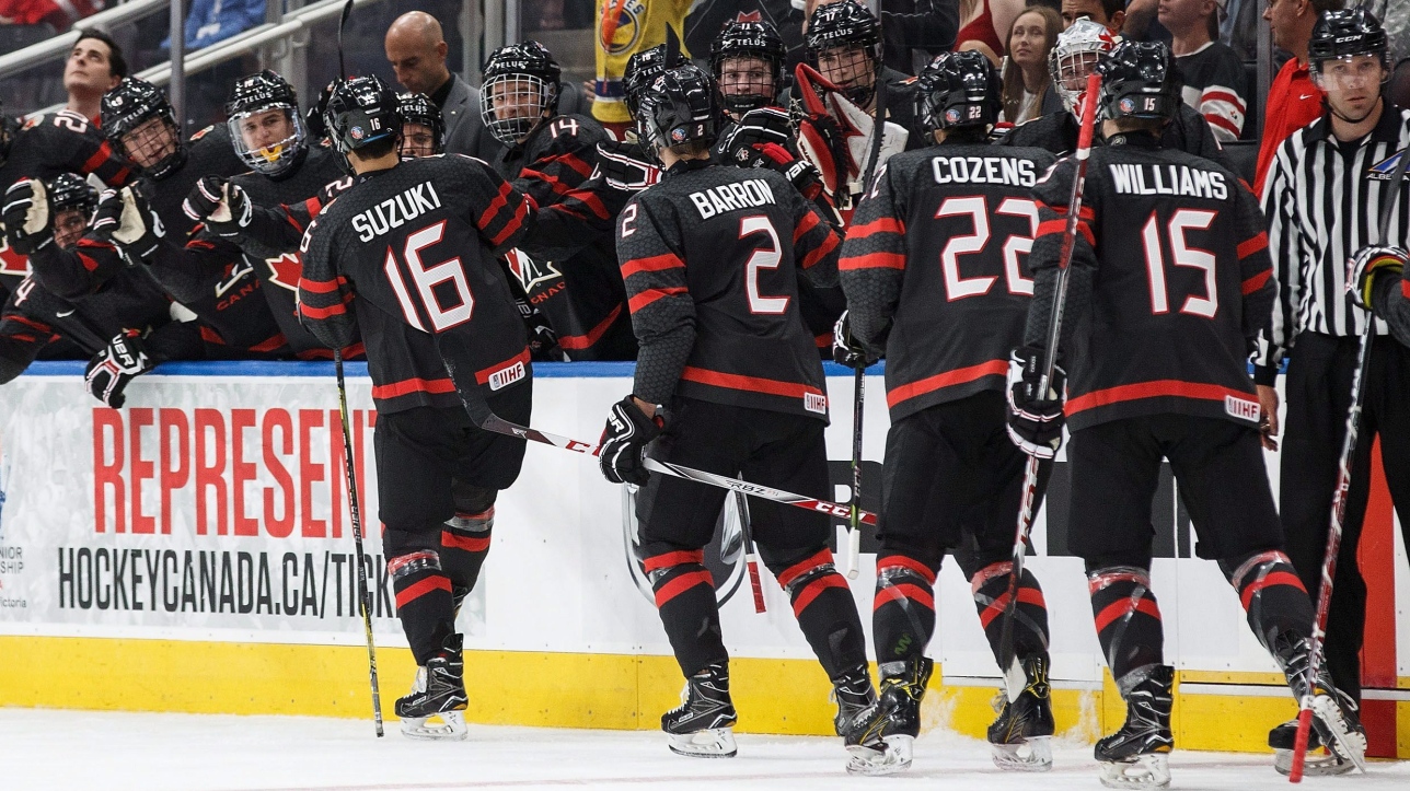 Coupe HlinkaGretzky le Canada écrase la Suisse dans son premier