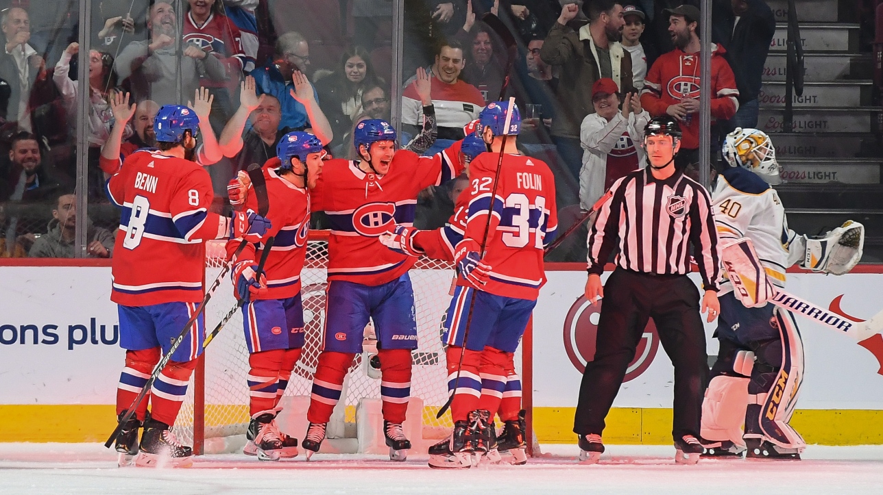 LNH : Le Canadien Bat Les Sabres 7-4 Et Garde Le Cap Dans La Course Aux ...