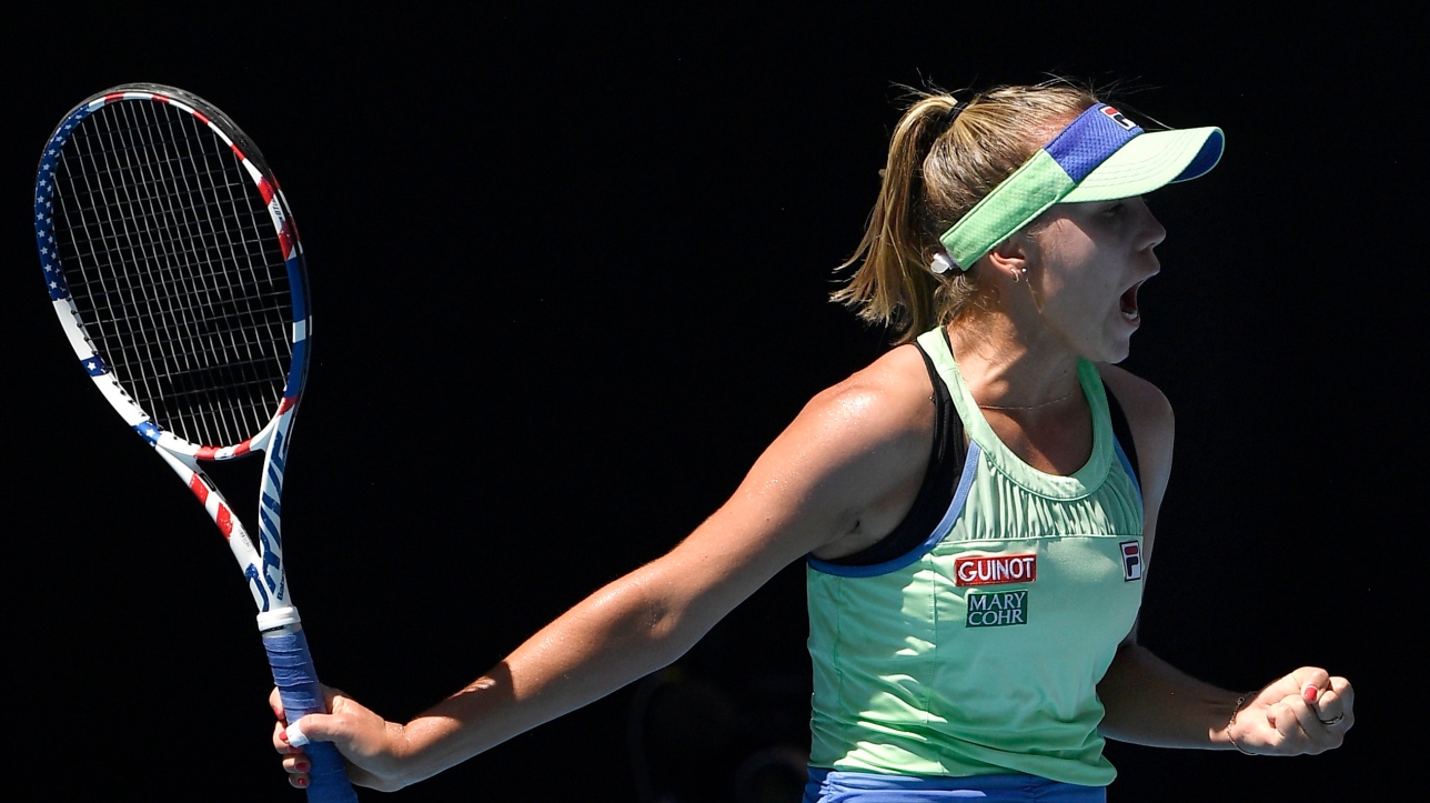 WTA : Sofia Kenin atteint la finale à Lyon après une intense bagarre RDS.ca...